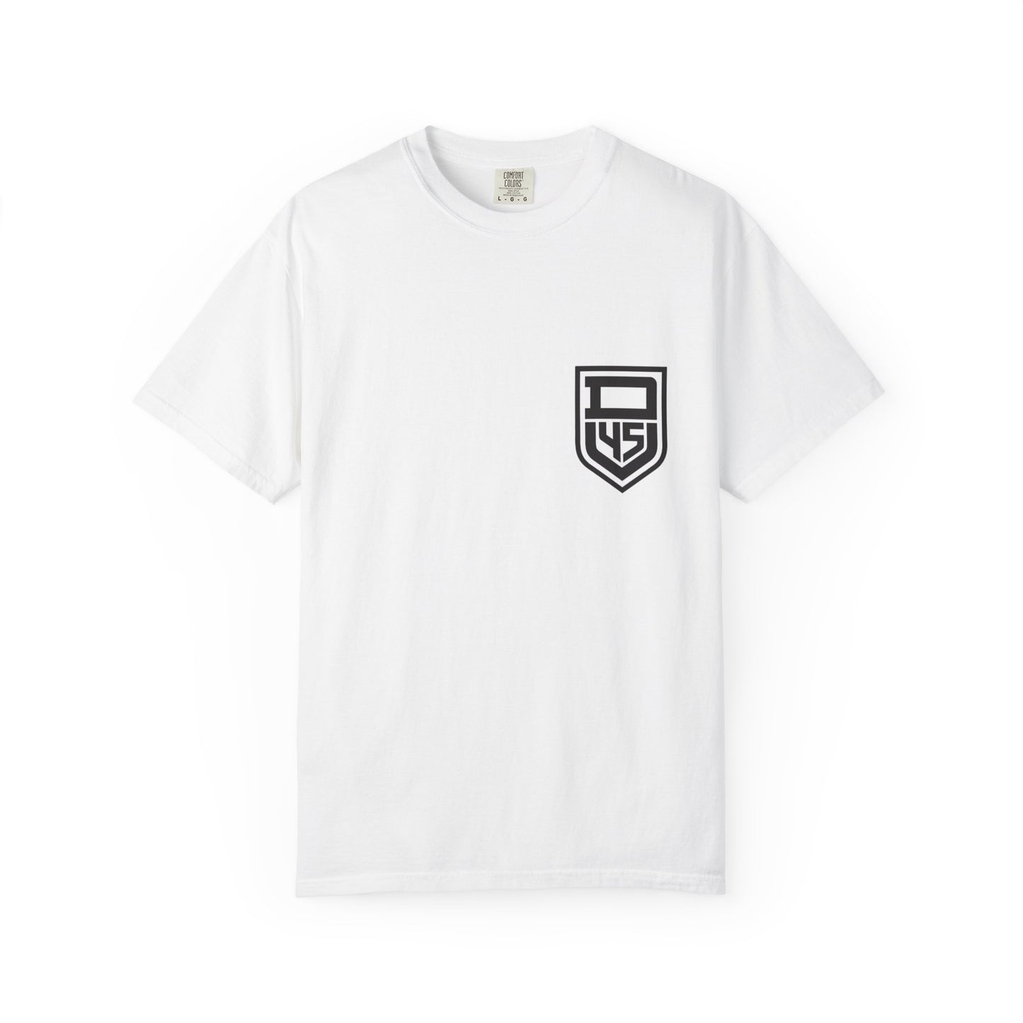 Shield Logo T-Shirt — Minimalist Chest Emblem Tee