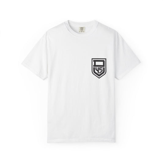 Shield Logo T-Shirt — Minimalist Chest Emblem Tee