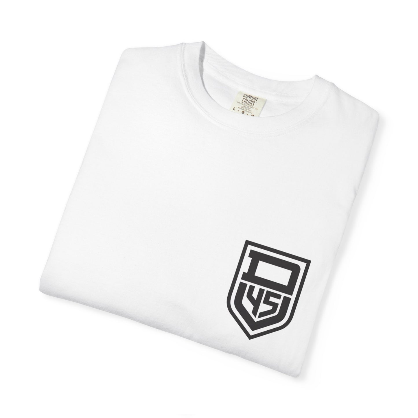 Shield Logo T-Shirt — Minimalist Chest Emblem Tee